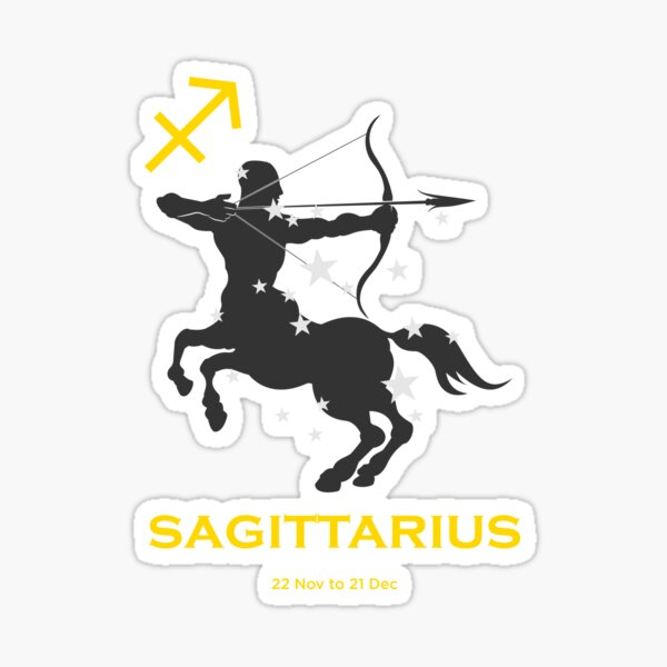 Sagittarius astrology zodiac star sign Sticker