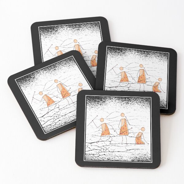 Item preview, Stone Age people stick figure. designed and sold by emphatic.