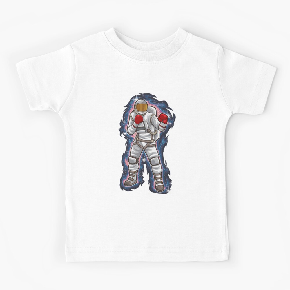 Details about / Mens Astronaut Boxing Gloves Printed T Shirt Boys Short Sleeve Party Top Tee