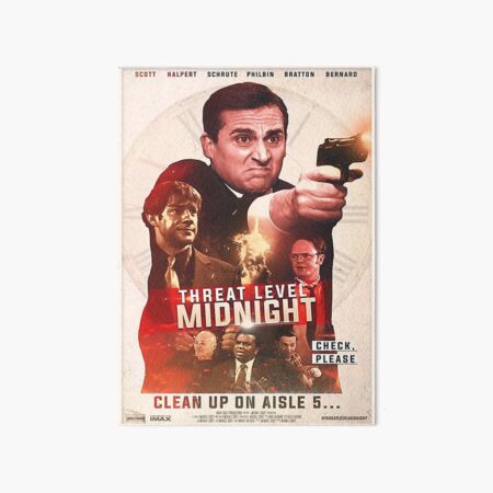Threat Level Midnight Art Board Print