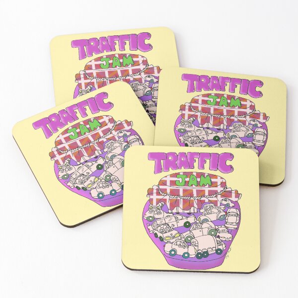 Item preview, traffic jam cars trucks gridlock cartoon designed and sold by tqueen.