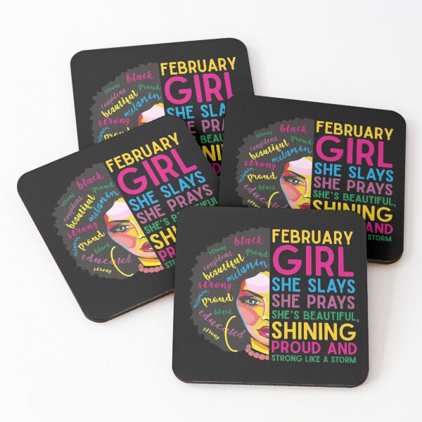 Item preview, February Girl Birthday Proud African American Black Girl Magic Afro Natural Hair  designed and sold by alenaz.