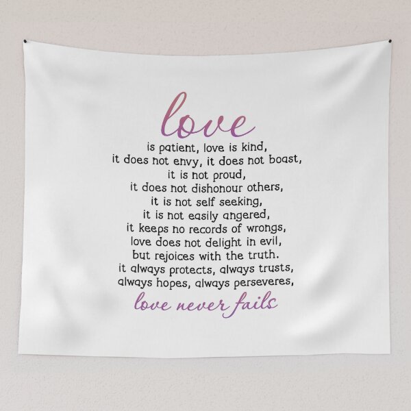 Item preview, Love is Patient designed and sold by Jenn Graham.