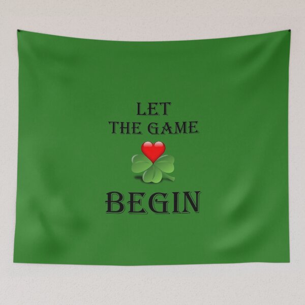 Item preview, let the game begin st patrick's day designed and sold by Marius-G.