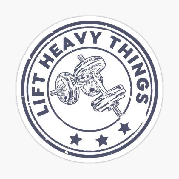 Item preview, Lift Heavy Things - Gym Workout designed and sold by madtoyman.
