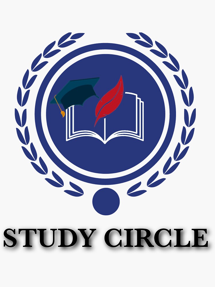 "Study Circle New logo." Sticker for Sale by Ajay400 Redbubble