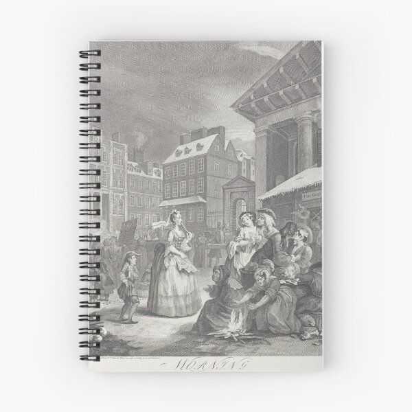 Item preview, William Hogarth (1697-1764) - The Four Times of the Day (1738) - 'Morning' - engraving series designed and sold by cdmprints.
