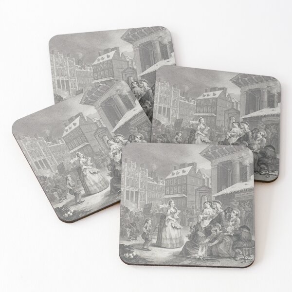 Item preview, William Hogarth (1697-1764) - The Four Times of the Day (1738) - 'Morning' - engraving series designed and sold by cdmprints.