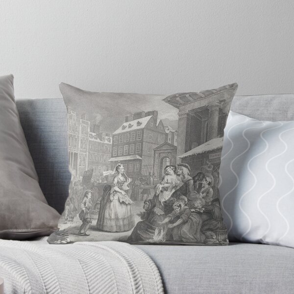 Item preview, William Hogarth (1697-1764) - The Four Times of the Day (1738) - 'Morning' - engraving series designed and sold by cdmprints.