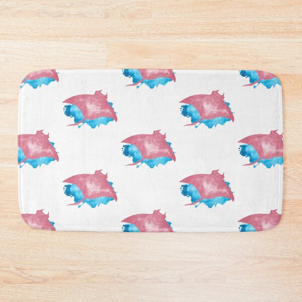 Item preview, Pink Manta Ray watercolor  designed and sold by ohdesigno.