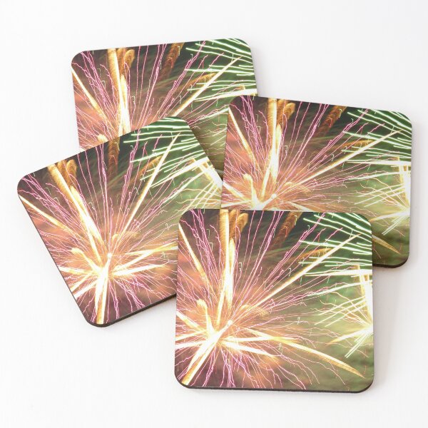 Item preview, Golden fireworks stripes designed and sold by cuisinecat2.