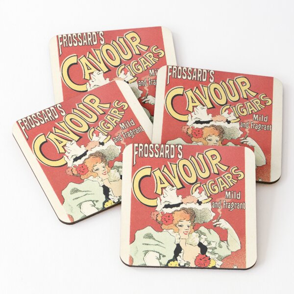 Item preview, FROSSARD'S CAVOUR CIGARS Mild and Fragrant by Poster Artist Georges Meunier designed and sold by retroposters.