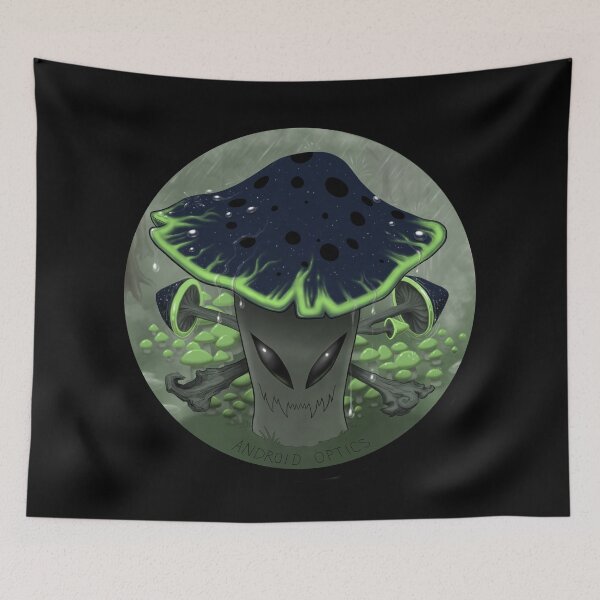 Item preview, Space Mushroom Jolly Roger designed and sold by AndroidOptics.