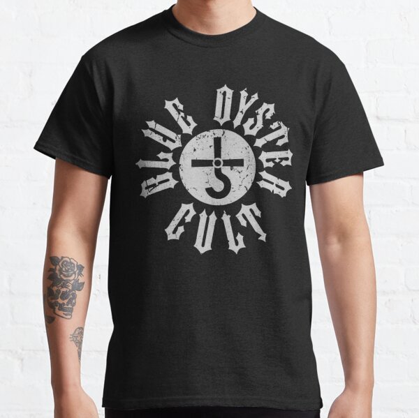 T-shirt bleu Oyster Cult T-shirt classique