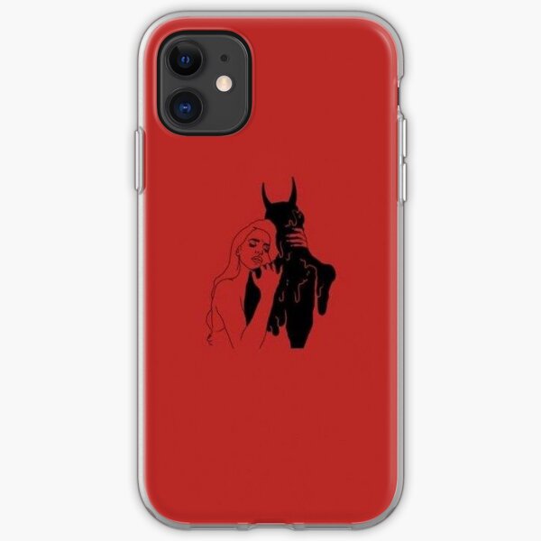 Une fille étreignant un démon Coque souple iPhone