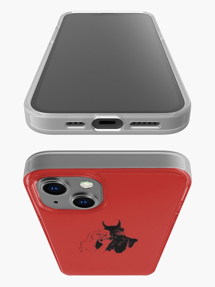 Alternate view of A Girl Hugging A Demon iPhone Case