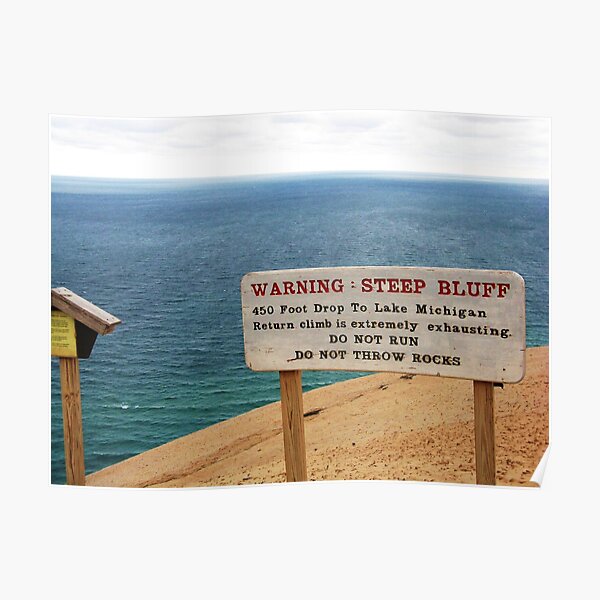 Sleeping Bear Dunes, Michigan, Again ~ A Notable Reality Poster