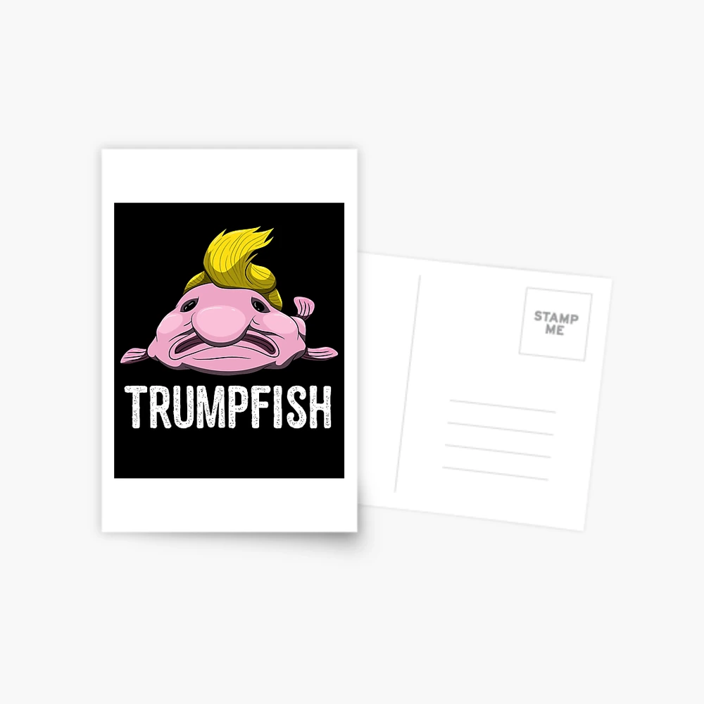 Expressions of Blobfish, Funny Ugly Fish Meme Postcard for Sale by  BornDesign