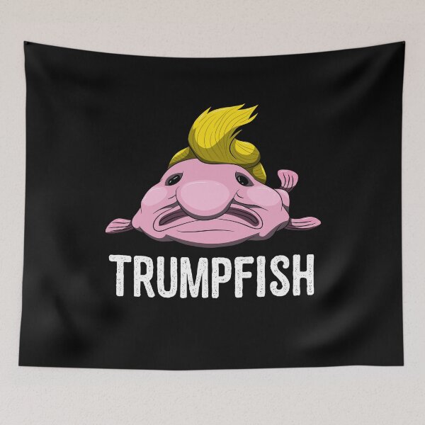 Item preview, Trumpfish Blobfish Anti Trump Funny President Fish designed and sold by BornDesign.