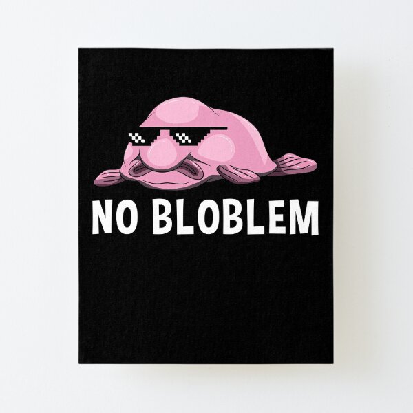 Blob Fish Mounted Print for Sale by SillyFun