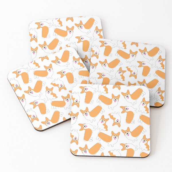 Item preview, Pembroke Welsh Corgis Cute Pattern designed and sold by AntiqueImages.