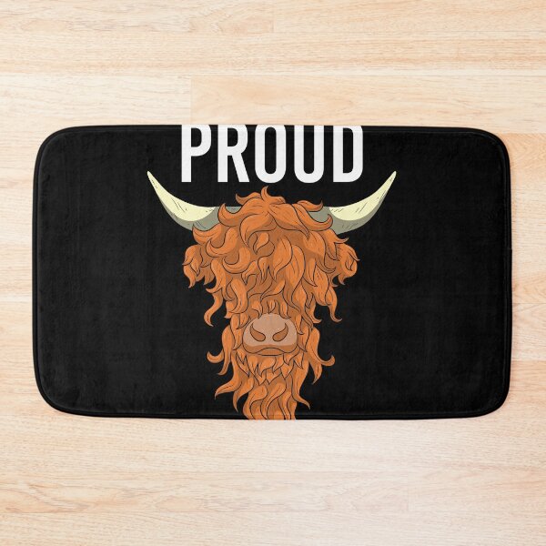 Item preview, Proud Ginger Highland Cow Cattle Red Head designed and sold by BornDesign.