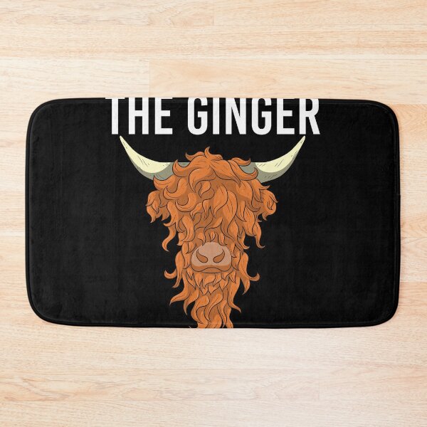 Item preview, The Ginger Beard Man Highland Cow Cattle Red Head designed and sold by BornDesign.