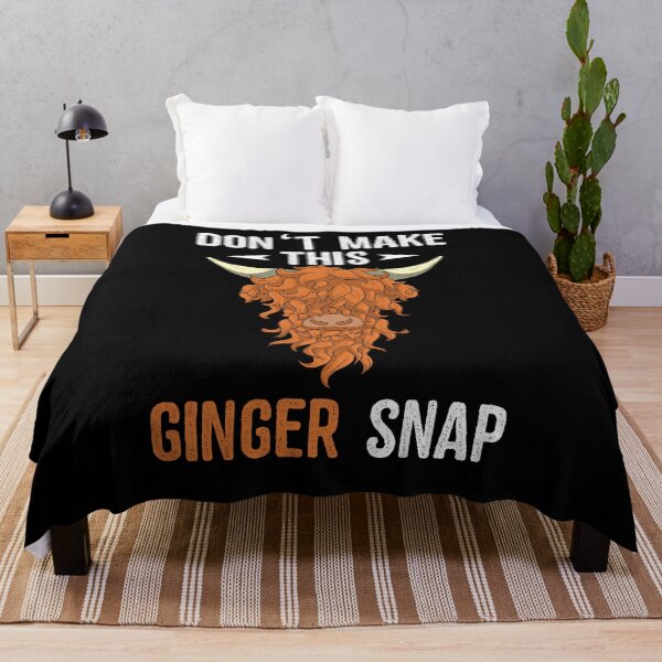 Item preview, Don't Make This Ginger Snap Highland Cow Cattle designed and sold by BornDesign.