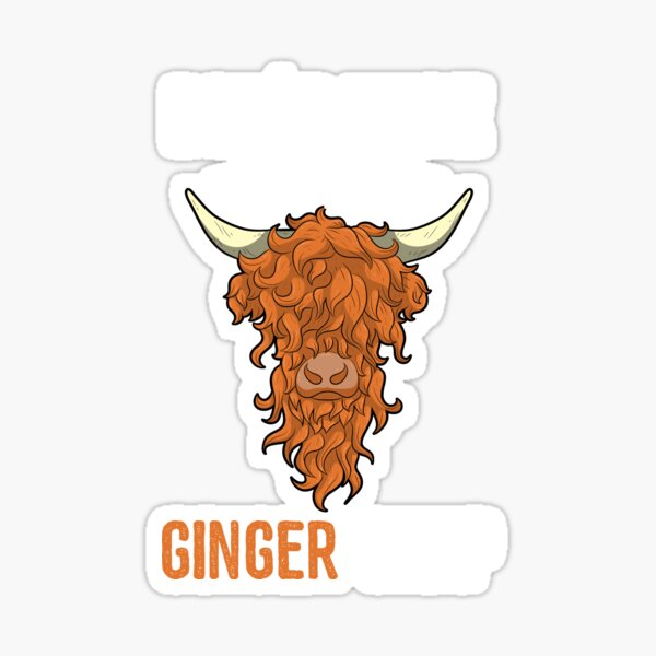 Highland cow Sticker - Stickers - Cute - kawaii Decal cut