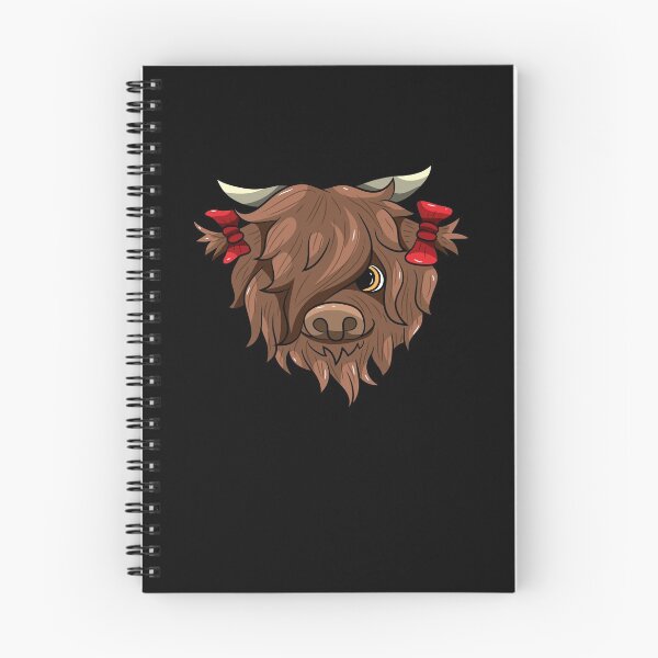 Item preview, Cute Highland Cow Kawaii Cartoon Style designed and sold by BornDesign.