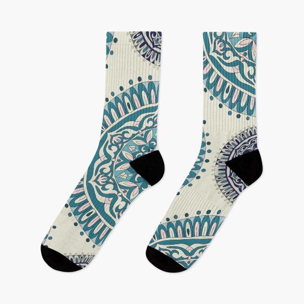 Item preview, Blue vintage mandala pattern designed and sold by Dorvidesign Shop.