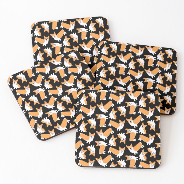 Item preview, Pembroke Welsh Corgis Cute Puppy Pattern designed and sold by AntiqueImages.