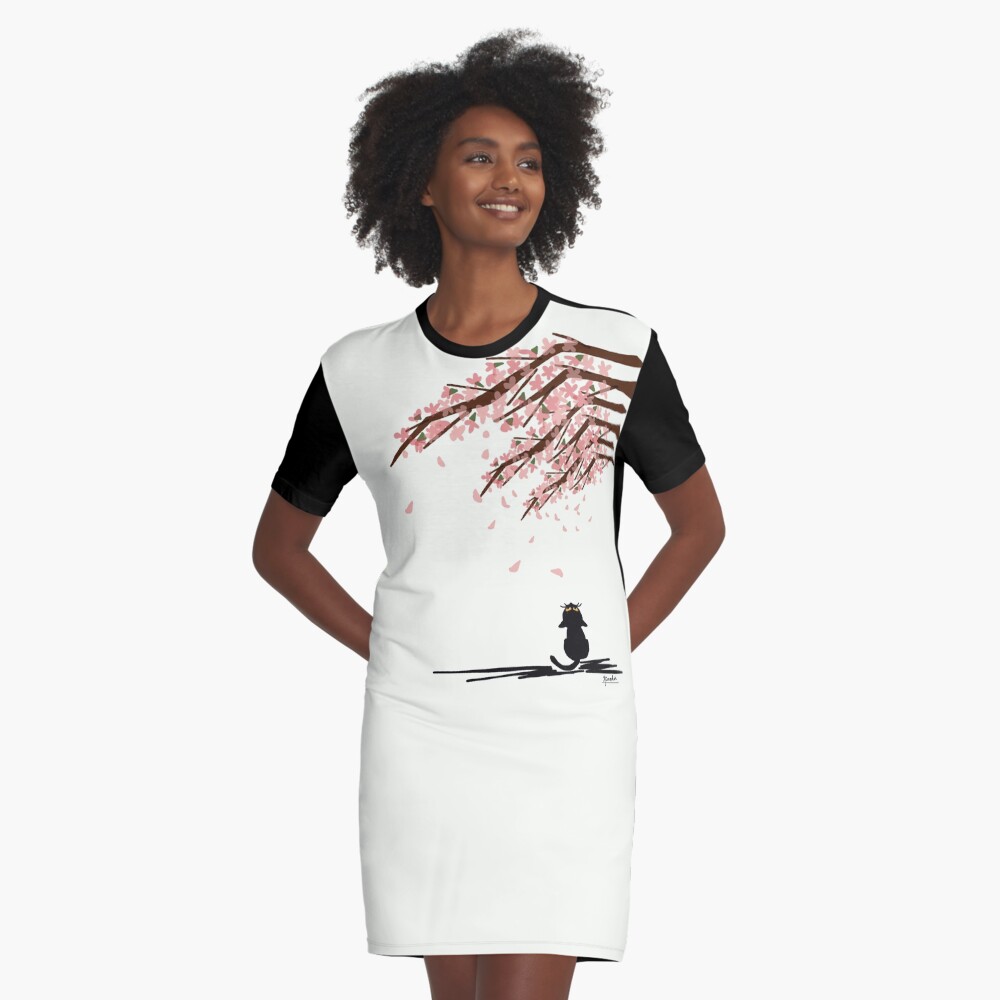 Item preview, Graphic T-Shirt Dress designed and sold by BATKEI.