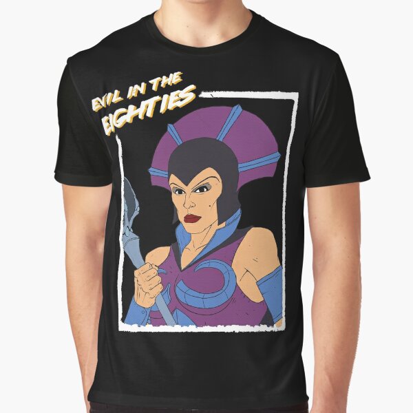 Masters Of The Universe Cartoon Evil-lyn Powers Of Darkness Adult T Shirt 