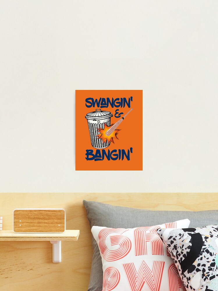 Houston Swangin And Bangin Houston Baseball Sign Stealing Meme Metal Print  for Sale by ravishdesigns