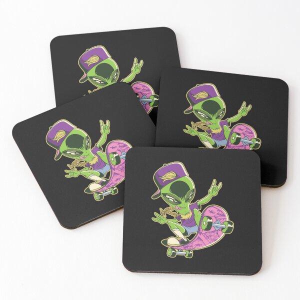Item preview, Alien skater, skateboard designed and sold by DerSenat.