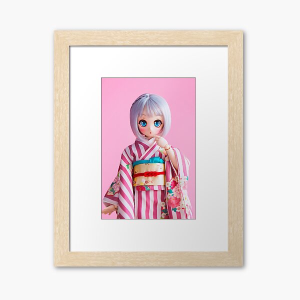 Nebula in pink Framed Art Print