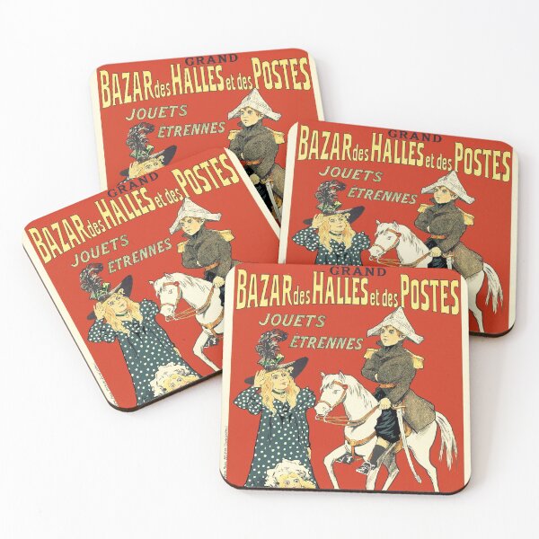 Aperçu de l'œuvre Bazar des Halles et des Postes par Fernand Fernel c1899 Maitres De L 'Affiche créée et vendue par retroposters.