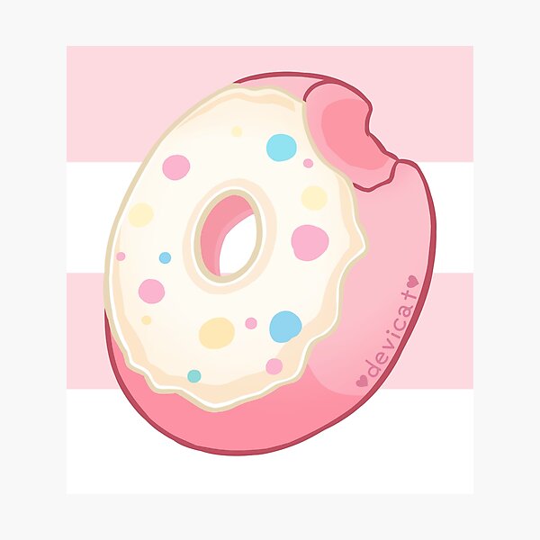 Marshmallow Twist Donut - 2020 Photographic Print