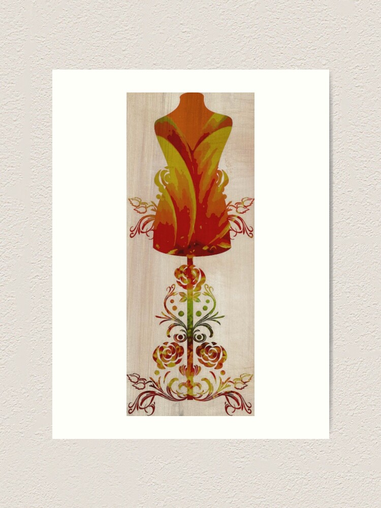 Alternate view of Colorful Silhouette Art Print