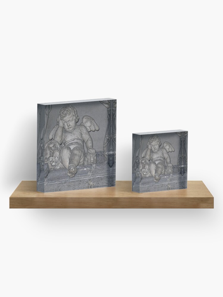 Alternate view of France. Amiens. Amiens Cathedral. Weeping Angel. Acrylic Block