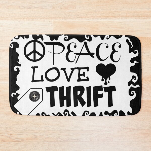 Item preview, Peace Love Thrift / Thrifter / Thrift Store / Love / Peace / Peace Sign / Goodwill / Shopper designed and sold by artenvironments.