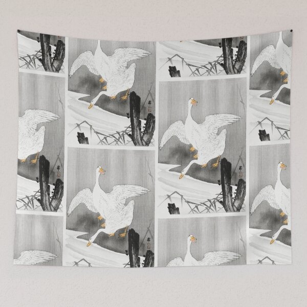 Item preview, Geese oriental artwork designed and sold by Vintage Designs +.