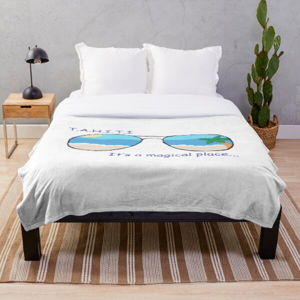 TAHITI, es ist ein magischer Ort - Shield Sonnenbrille Fleecedecke