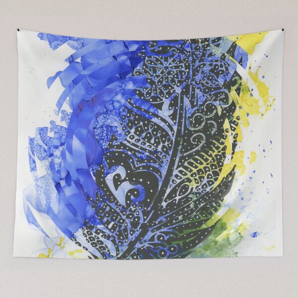 Item preview, Feather of Delight - Abstract Design designed and sold by JudyHuck.