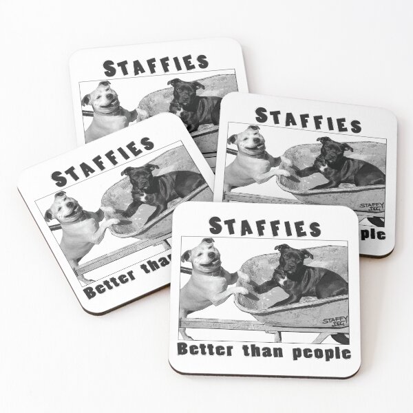 Item preview, Staffies better than people designed and sold by StaffyDognCo.
