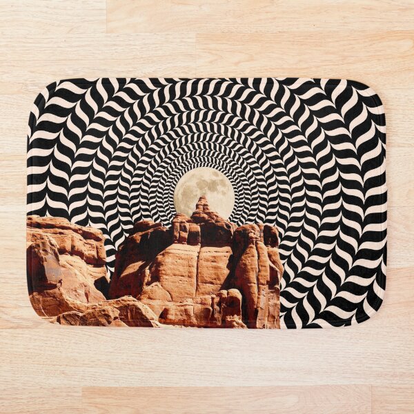 Illusionary Road Trip Bath Mat