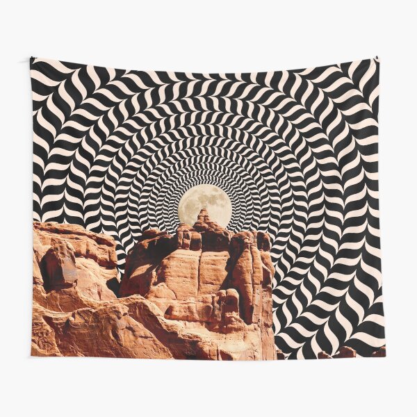 Illusionary Road Trip Tapestry