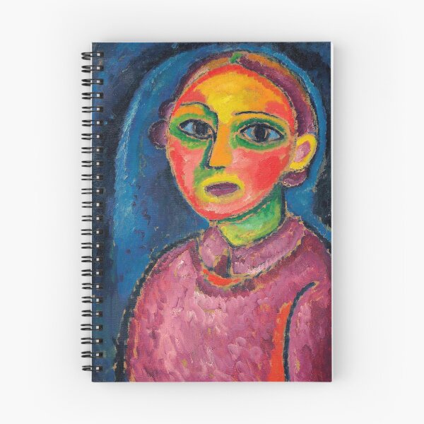 Item preview, Alexej von Jawlensky - Brustbild einer Frau in rötlichem Gewand designed and sold by ArtExpression.