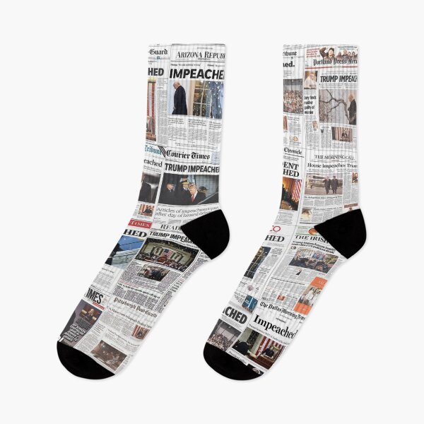 Item preview, Trump Impeached Headlines designed and sold by Montage-Madness.